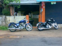 Mettalic Blue Royal Enfield Thunderbird