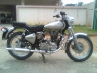 Silver Royal Enfield Bullet Electra 5S