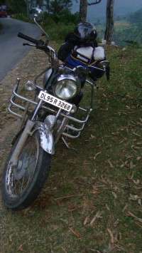 Black/silver Royal Enfield Bullet Electra 5S