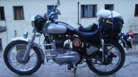 Black/silver Royal Enfield Bullet Electra 5S