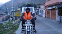 Black/silver Royal Enfield Bullet Electra 5S