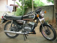 Black Yamaha RX 100