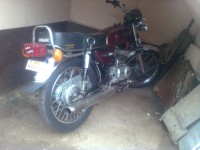 Maroon Red Yamaha RX 100