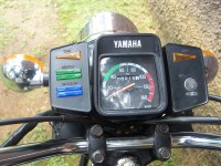 Black Yamaha RX 100