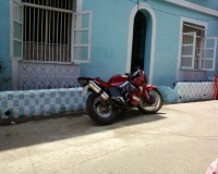 Red Modified Bike