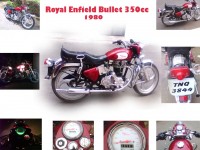 Maroon Royal Enfield Bullet Standard 350