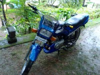 Blue Yamaha RXZ