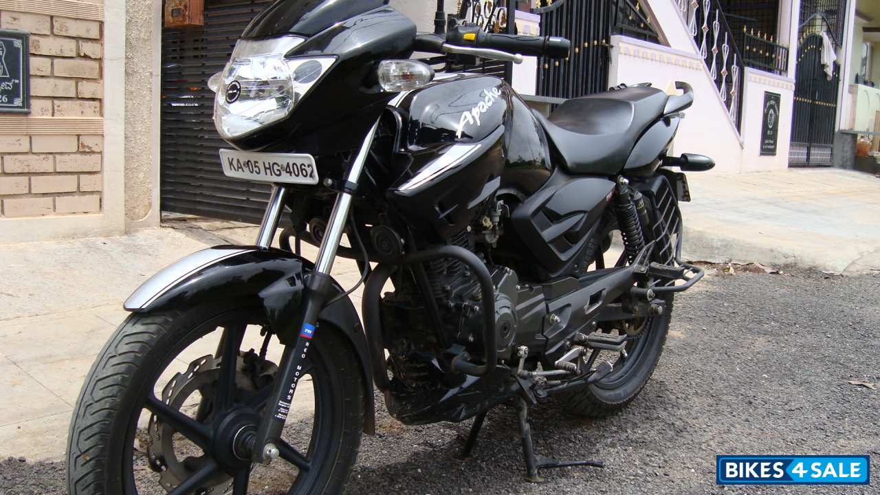 Used 08 Model Tvs Apache Rtr 160 For Sale In Bangalore Id Black Colour Bikes4sale