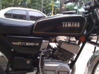 Black Yamaha RX 100