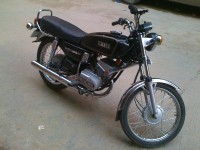 Black Yamaha RX 100