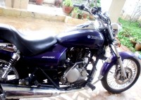 Purple Bajaj Eliminator