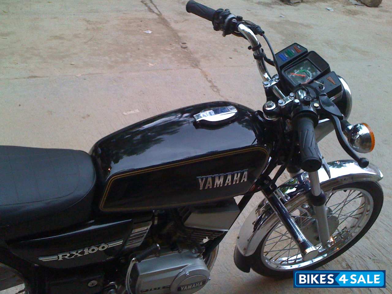 Used 1987 Model Yamaha Rx 100 For Sale In Hyderabad Id Black Colour Bikes4sale