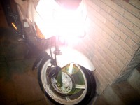 Metallic White Hero Karizma R