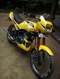 Yellow Yamaha RXZ