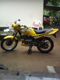 Yellow Yamaha RXZ