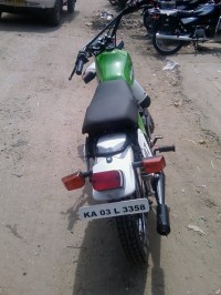 Parrot Green Bajaj SX Enduro