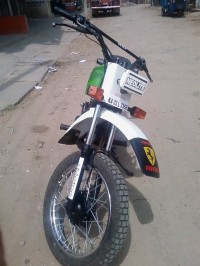 Parrot Green Bajaj SX Enduro