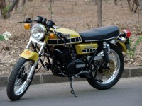 Yellow Yamaha RD 350