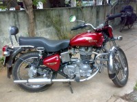 Red Royal Enfield Bullet Electra