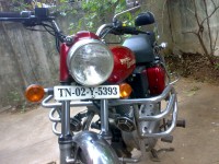 Red Royal Enfield Bullet Electra