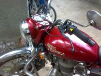 Red Royal Enfield Bullet Electra