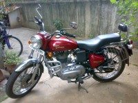 Red Royal Enfield Bullet Electra