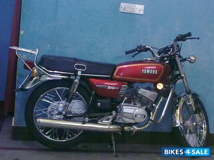Used 1986 Model Yamaha Rx 100 For Sale In Hyderabad Id Red Colour Bikes4sale