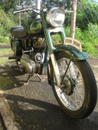 British Racing Green Vintage Bike