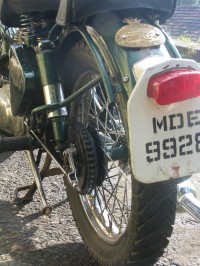 British Racing Green Vintage Bike