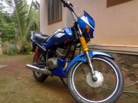 Blue Yamaha RXZ