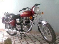 Cherry Red Royal Enfield Bullet Electra