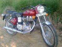 Cherry Red Royal Enfield Bullet Electra