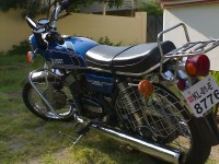 Blue Yamaha RD 350