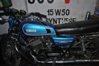 Blue Yamaha RD 350