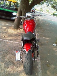 Two Tone - Red/grey Modified Bike