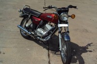 Red Yamaha RX 100