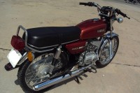 Red Yamaha RX 100