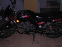 Black And Red Bajaj Discover DTSi 125