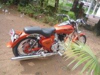 Orange Royal Enfield Bullet Standard 350