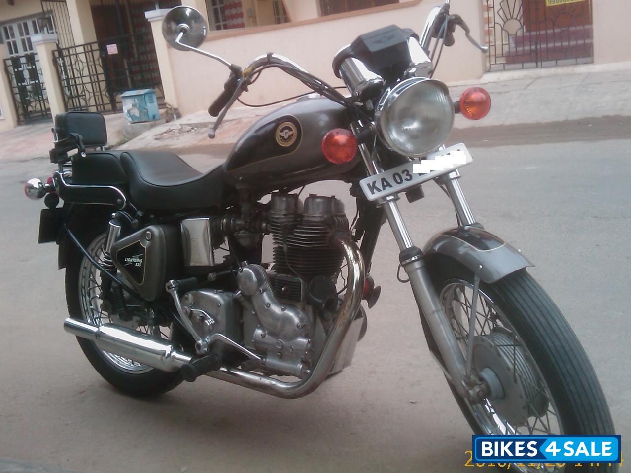 Grey Royal Enfield Lightning 535