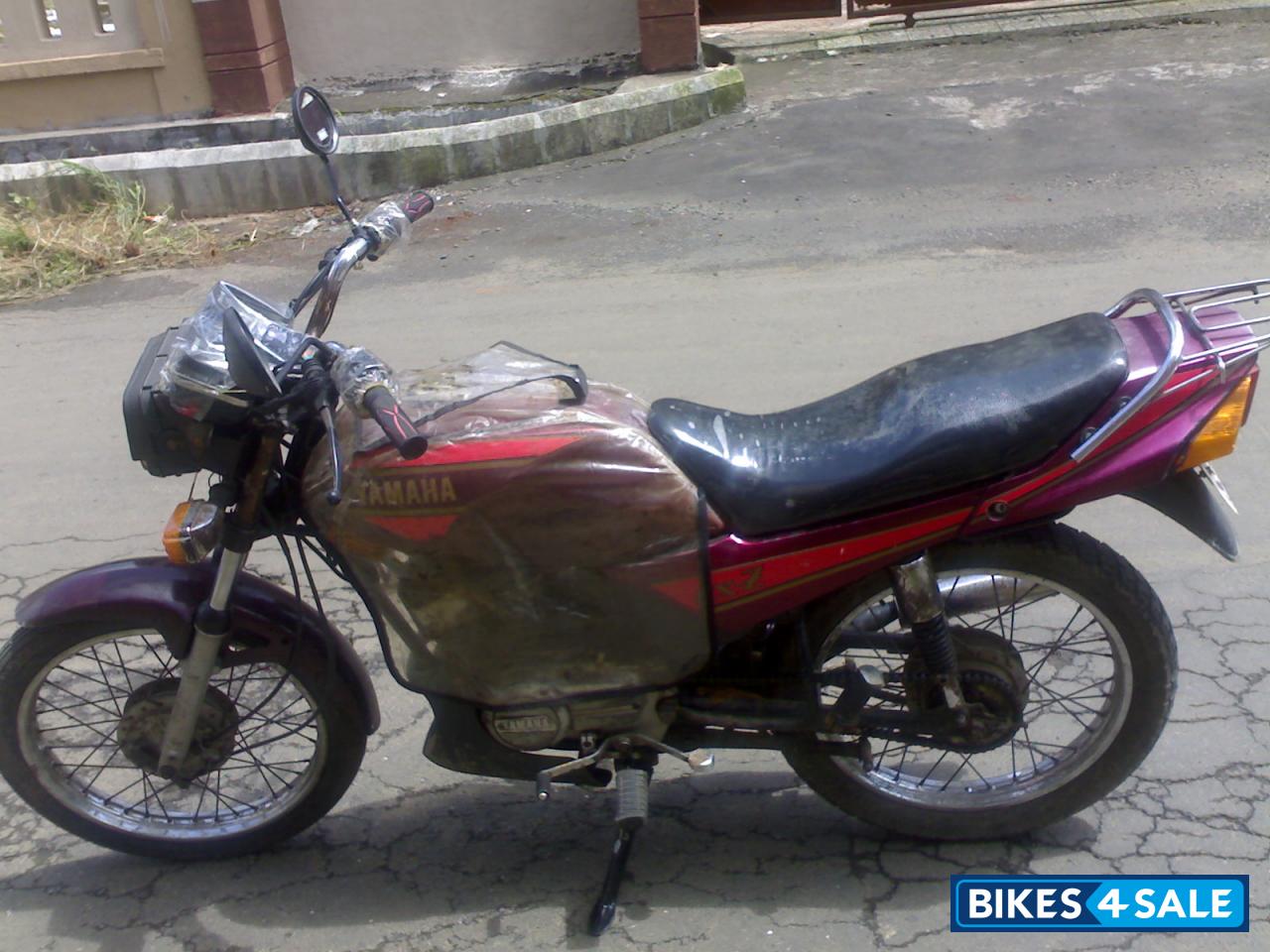 Maroon Yamaha RXZ