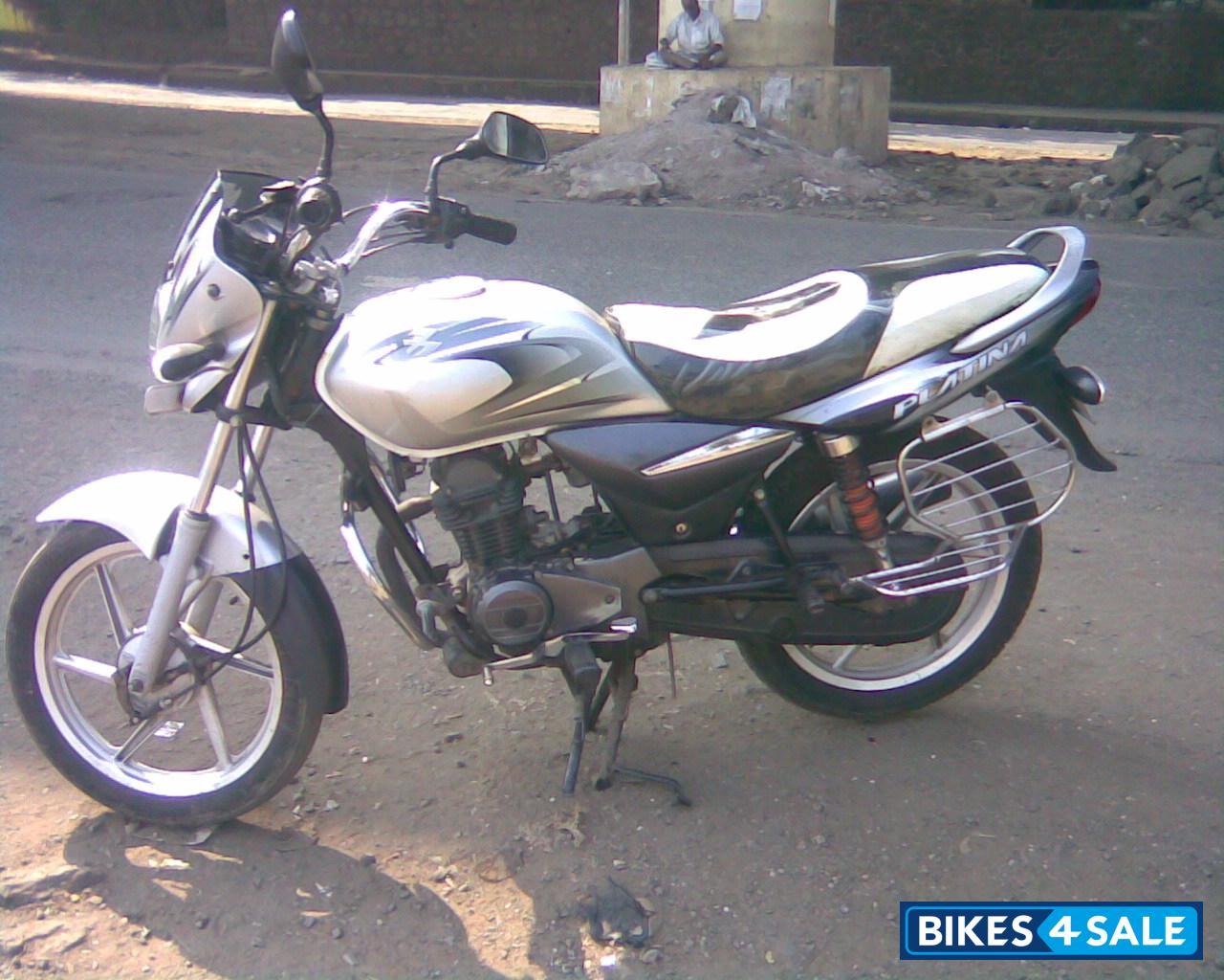 Bajaj platina 2025 silver colour