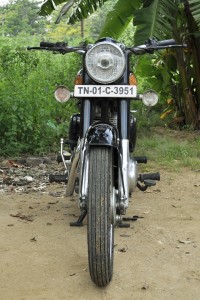 Black Royal Enfield Bullet Standard 350