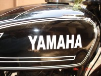 Black Yamaha RD 350