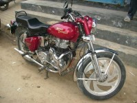 Cherry Red Royal Enfield Bullet Electra