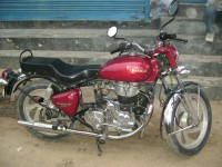 Cherry Red Royal Enfield Bullet Electra