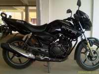 Black TVS Apache RTR 180