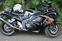 Black Suzuki Hayabusa GSX1300R