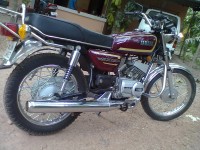 Dark Maroon Yamaha RX 135