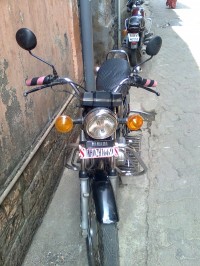 Black Yamaha RX 100